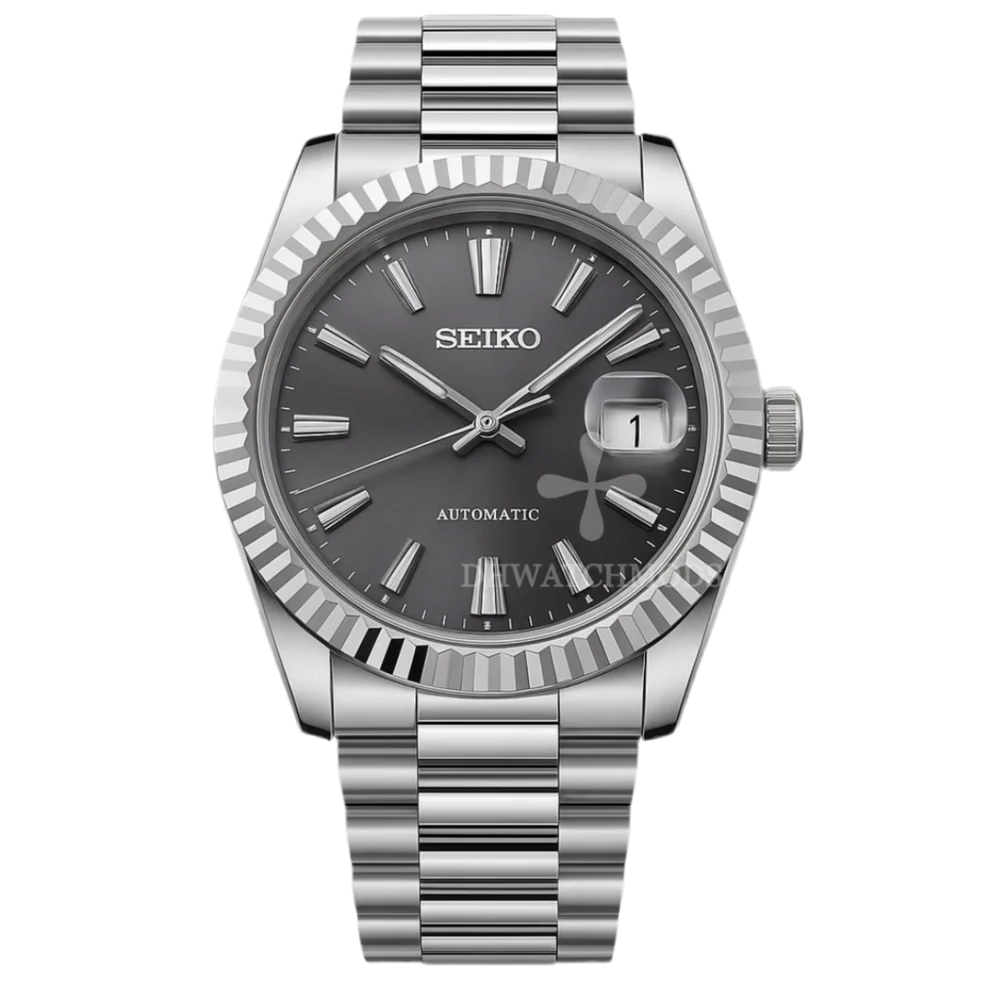 Seikojust Mod Silver-Sunburst Grey