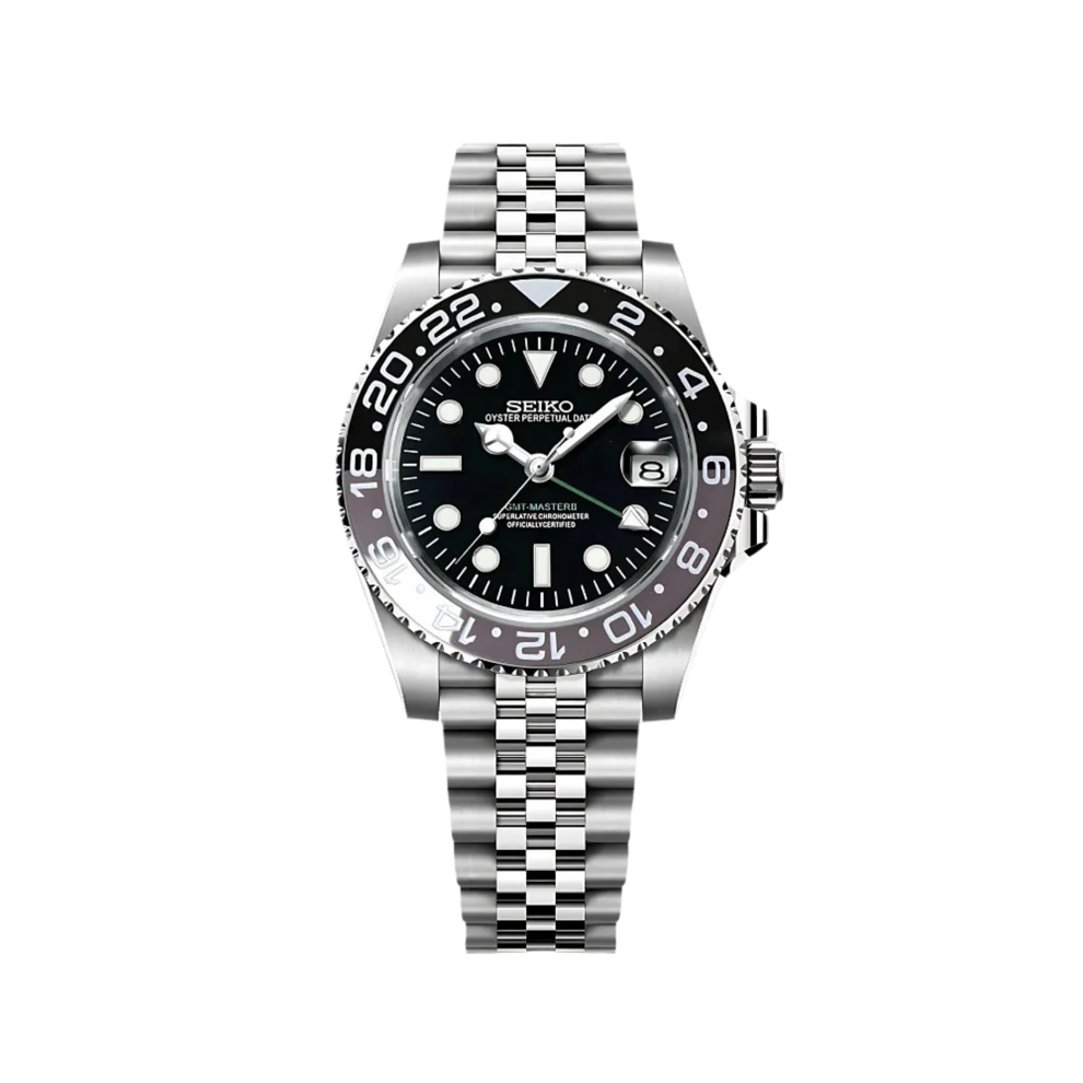 GMT Seiko Mod - Bruce Wayne