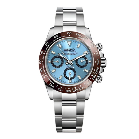 Daytona Mod Silver - Cosmograph BabyBlue