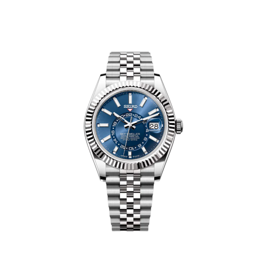 Seikodweller Silver-Blue